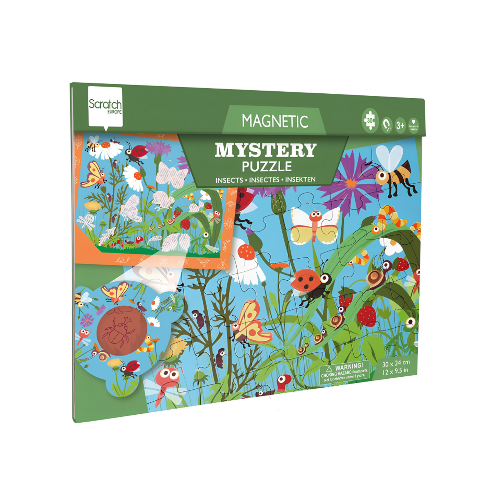 Scratch Scratch - Puzzel Magnetisch MYSTERY - Insect 30 pcs