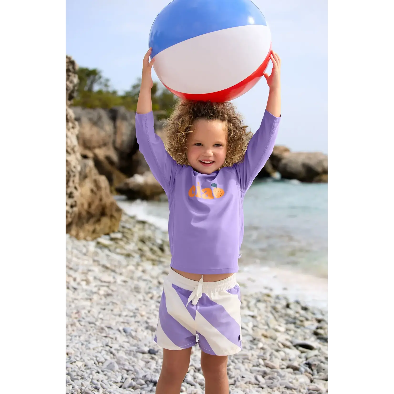 Lassig Lassig - Long Sleeve Swim Shirt - Purple