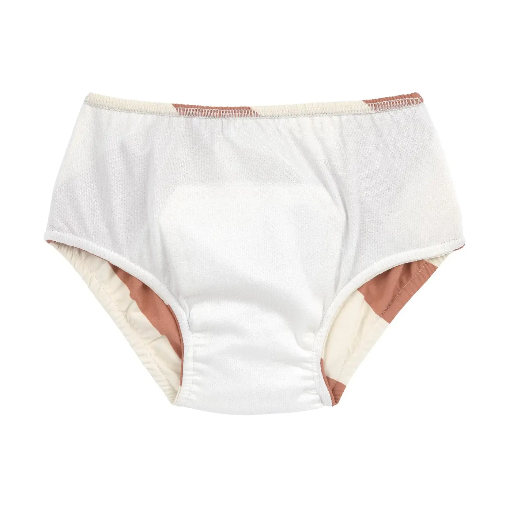 Lassig Lassig - Swim Diaper Stripes - Clay/Sea Salt