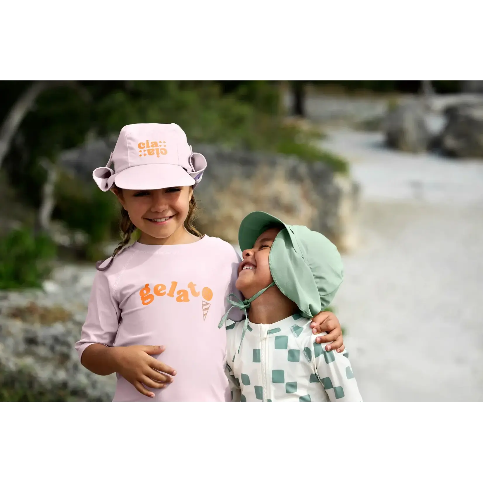 Lassig Lassig - Sun Protection Flap Hat - Green