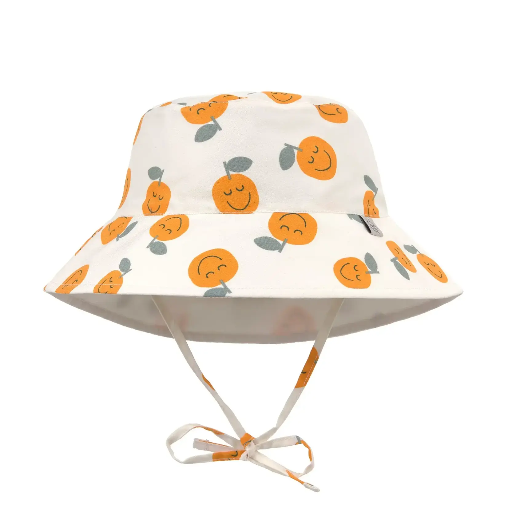 Lassig Lassig - Reversible Sun Protection Hat Orange - Sea Salt