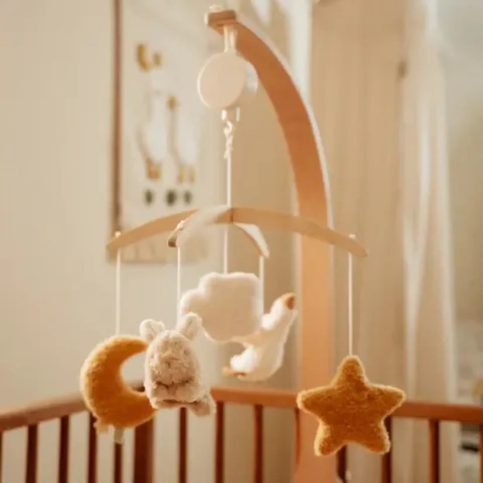 Little Dutch Toys - Houten muziekmobiel Newborn Naturals