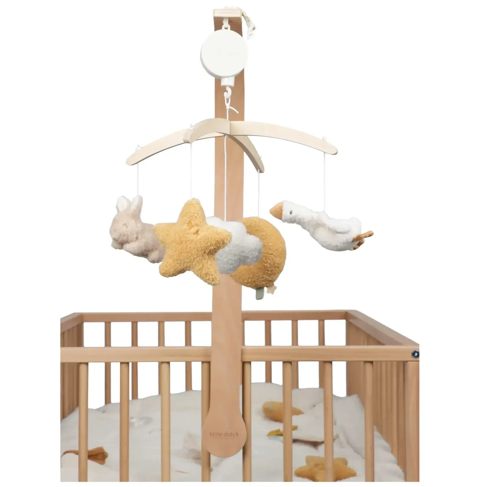 Little Dutch Toys - Houten muziekmobiel Newborn Naturals