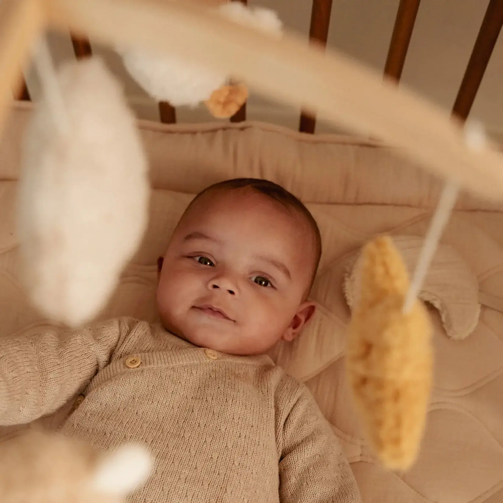 Little Dutch Toys - Houten muziekmobiel Newborn Naturals