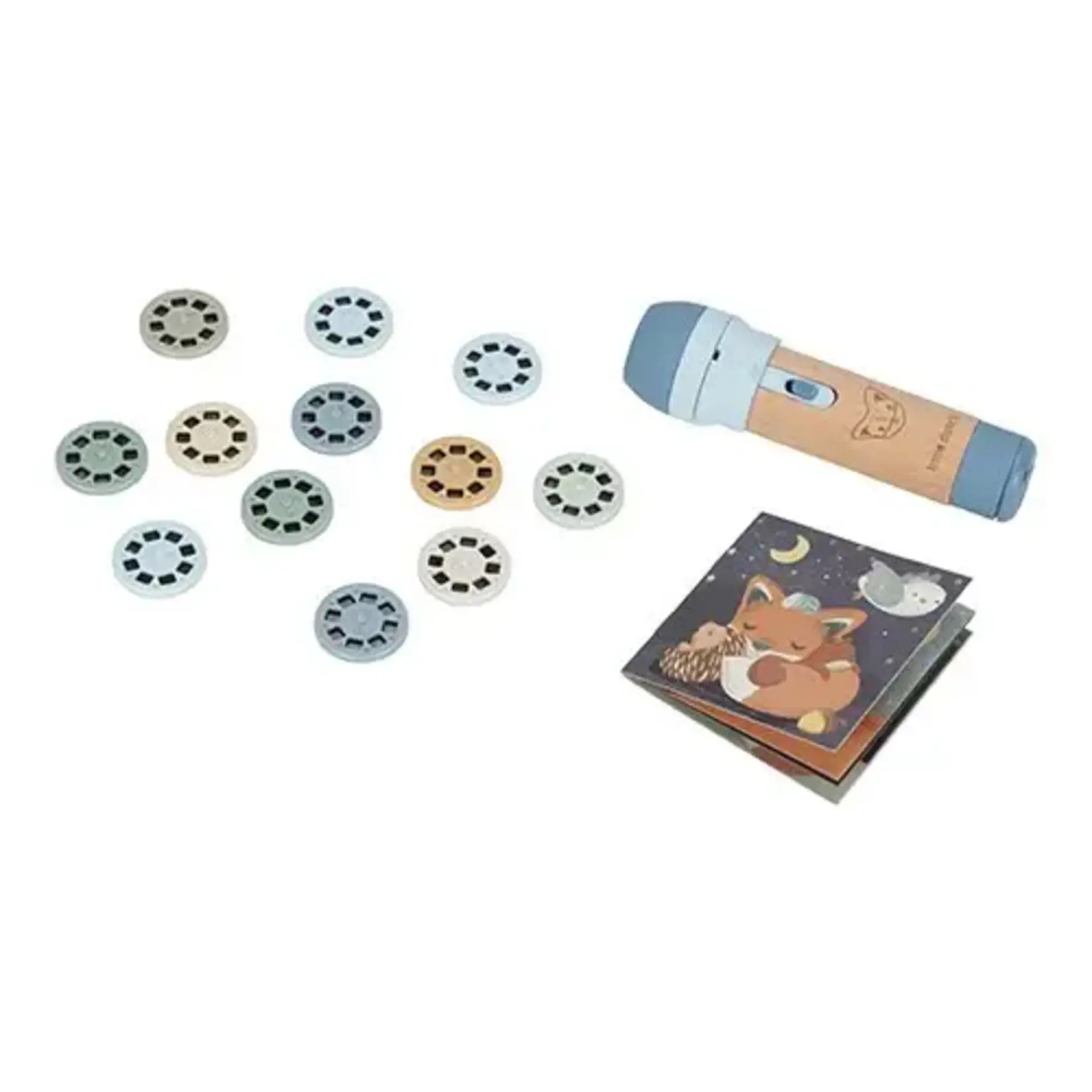 Little Dutch Toys -  Verhalen Projector Zaklamp - Blauw FSC
