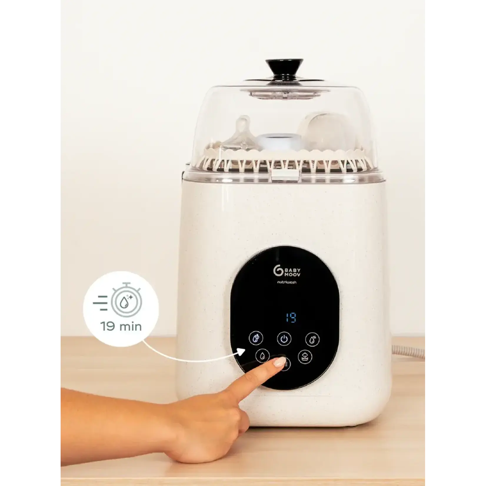 Babymoov Babymoov - Flessenreiniger, Sterilisator en Droger - NutriWash