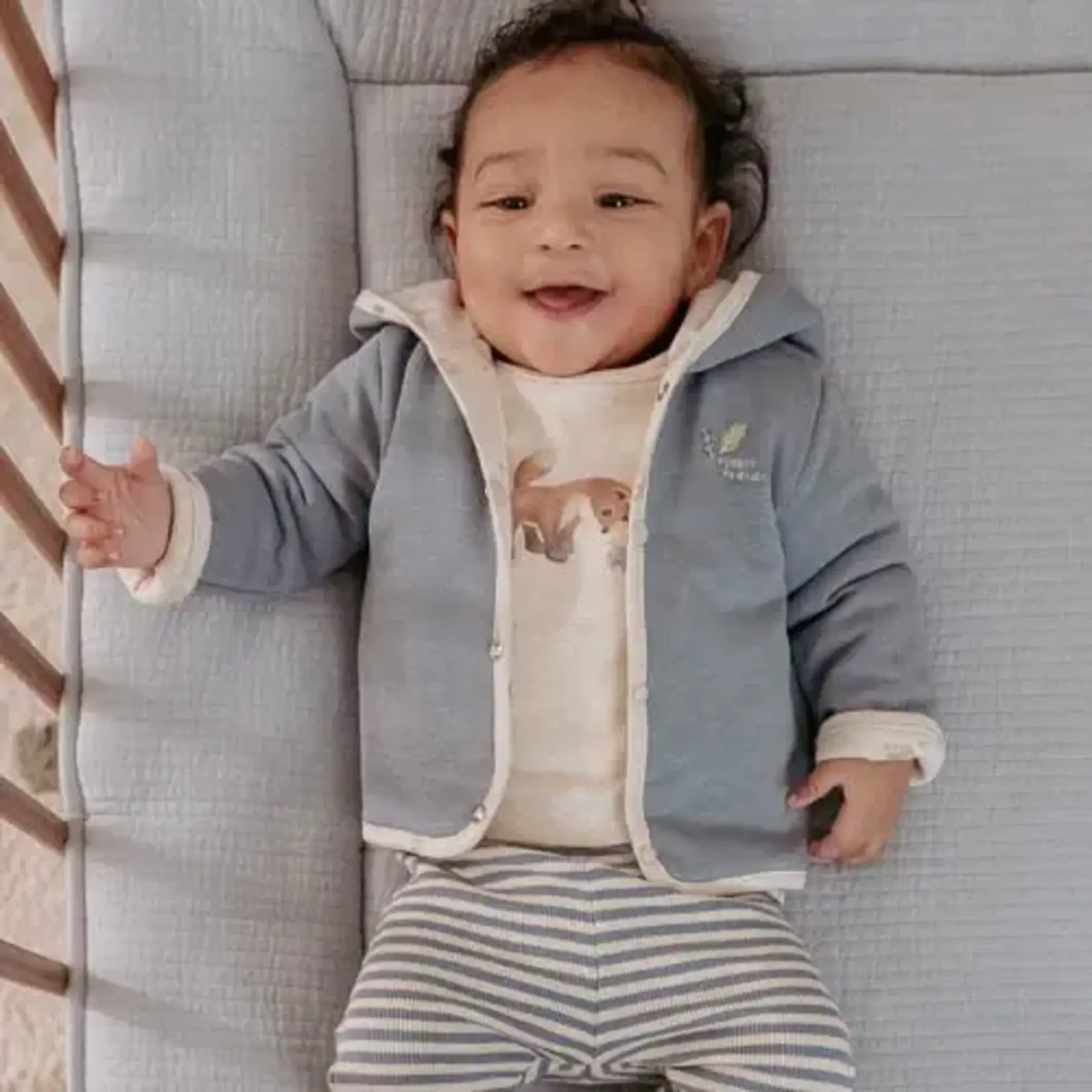 Little Dutch Little Dutch - Reversible Jasje Stone Blue