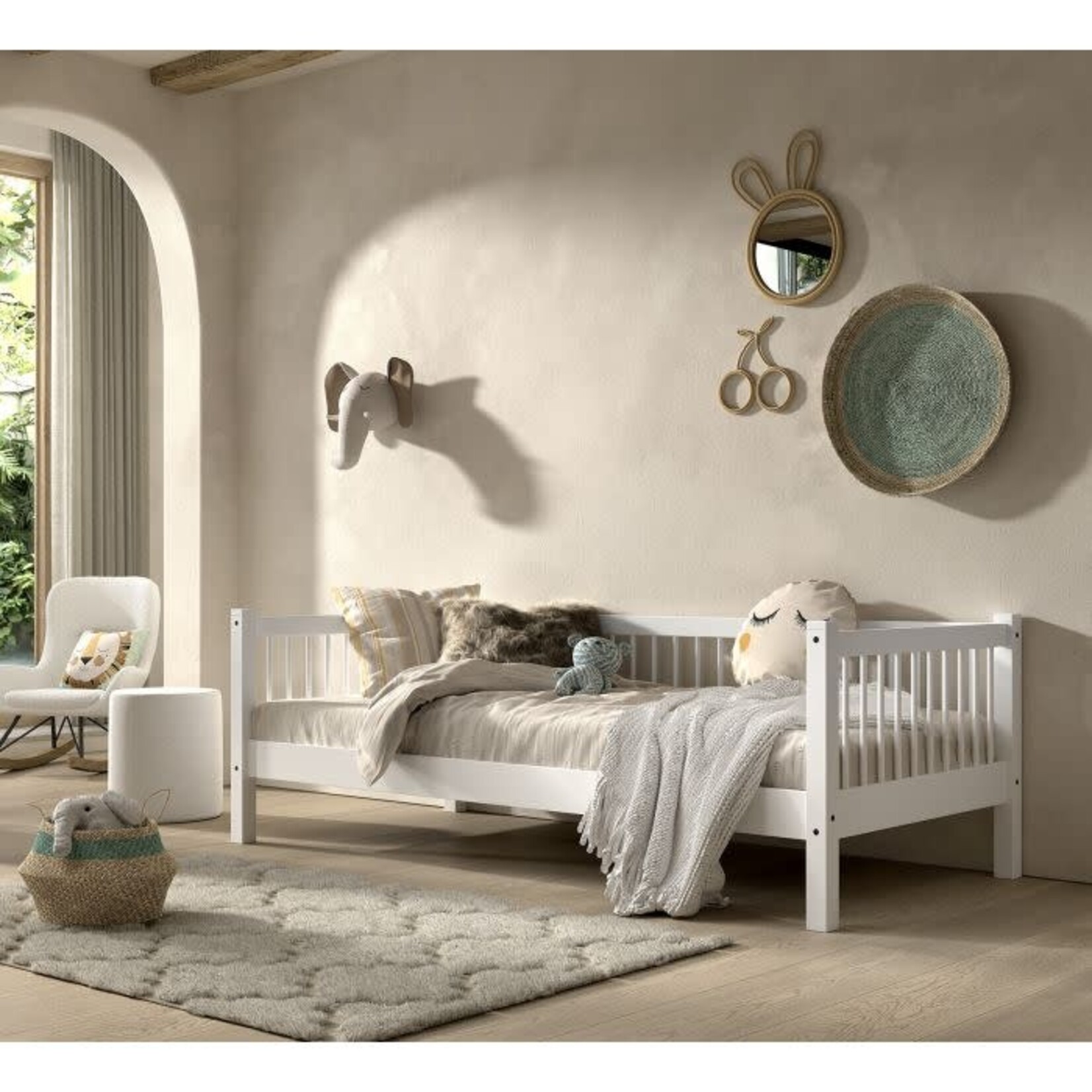 Jaxx Jaxx - Forrest Kajuitbed 90x200 Cm White Beech (incl. lattenbodem)