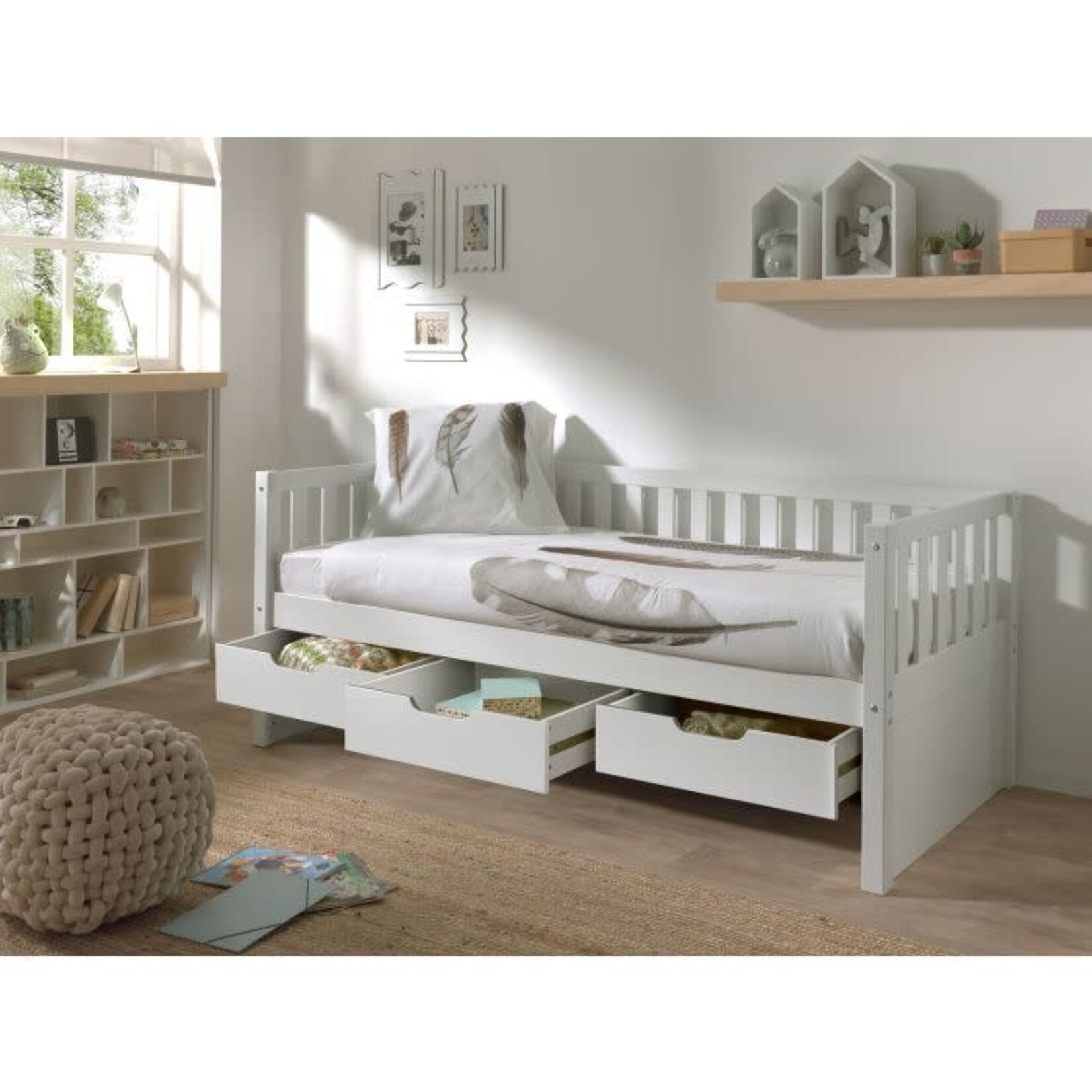 Jaxx Jaxx - Fritz Kajuitbed 90x200 - White
