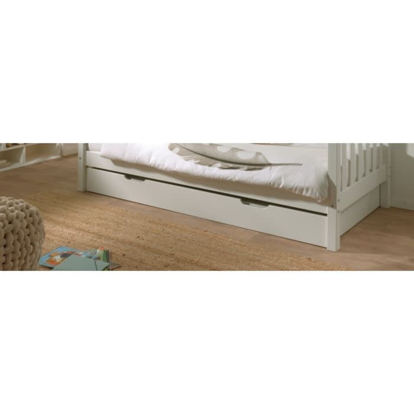 Jaxx Jaxx - Fritz Bedlade voor bed 90x200 - White