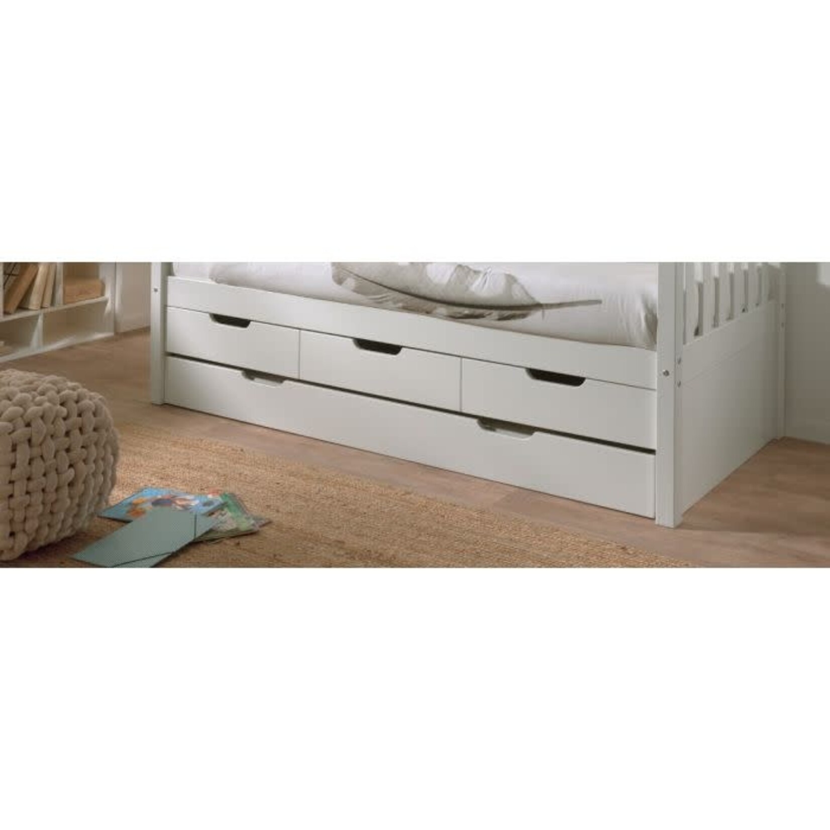 Jaxx Jaxx - Fritz Bedlade voor bed 90x200 - White