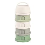 Beaba Beaba - Stapelbare doseerdozen 4 compartimenten Cotton white/sage green