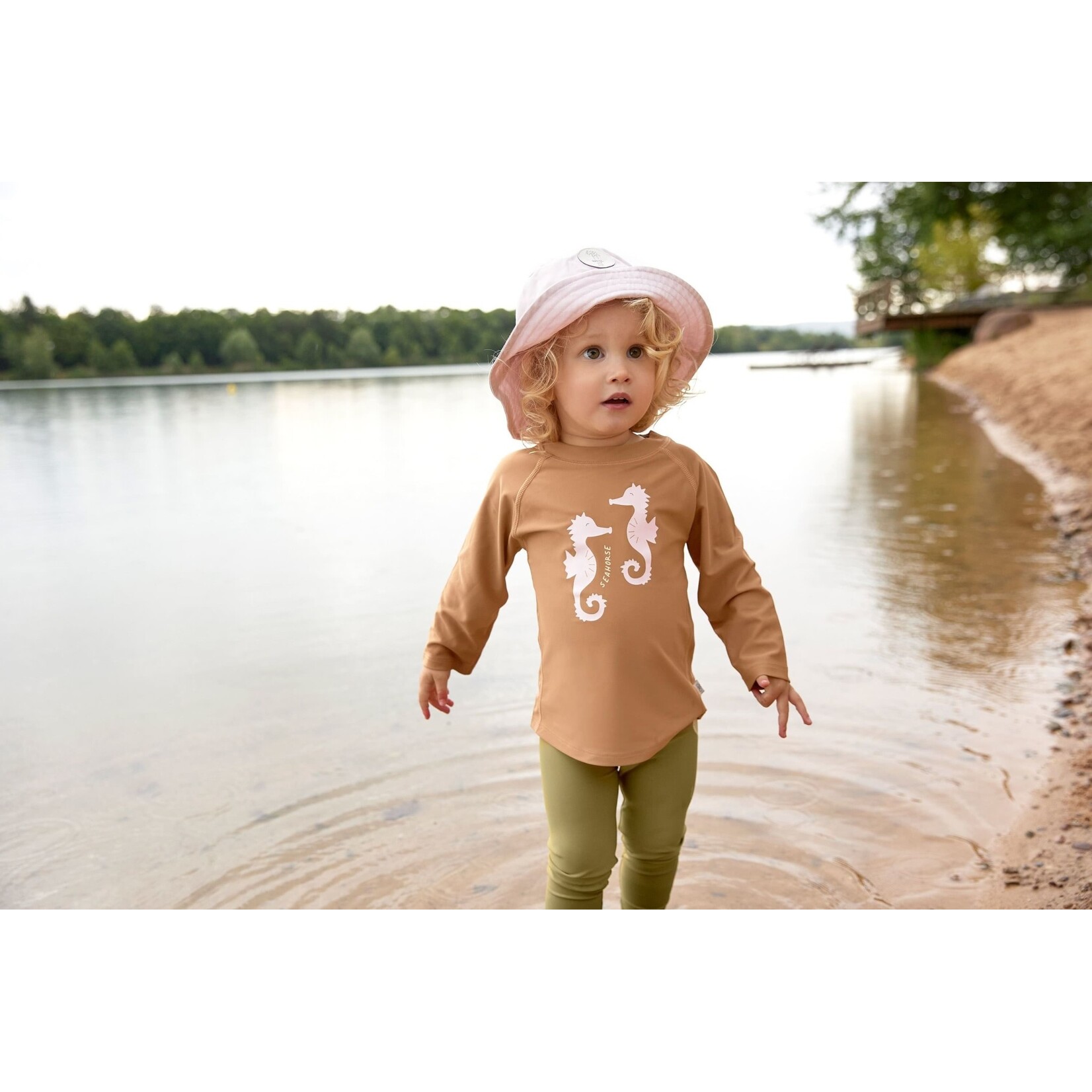 Lassig Lassig - Splash & Fun - Zonnehoedje fishing light pink
