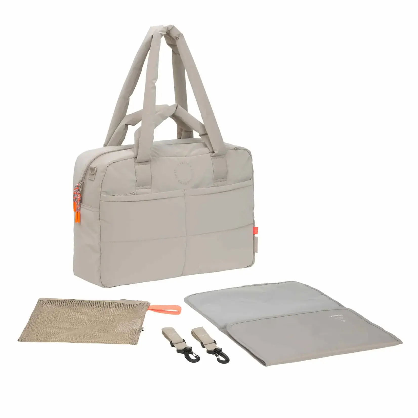 Lassig Lassig - Everyday Bag beige (neon details)
