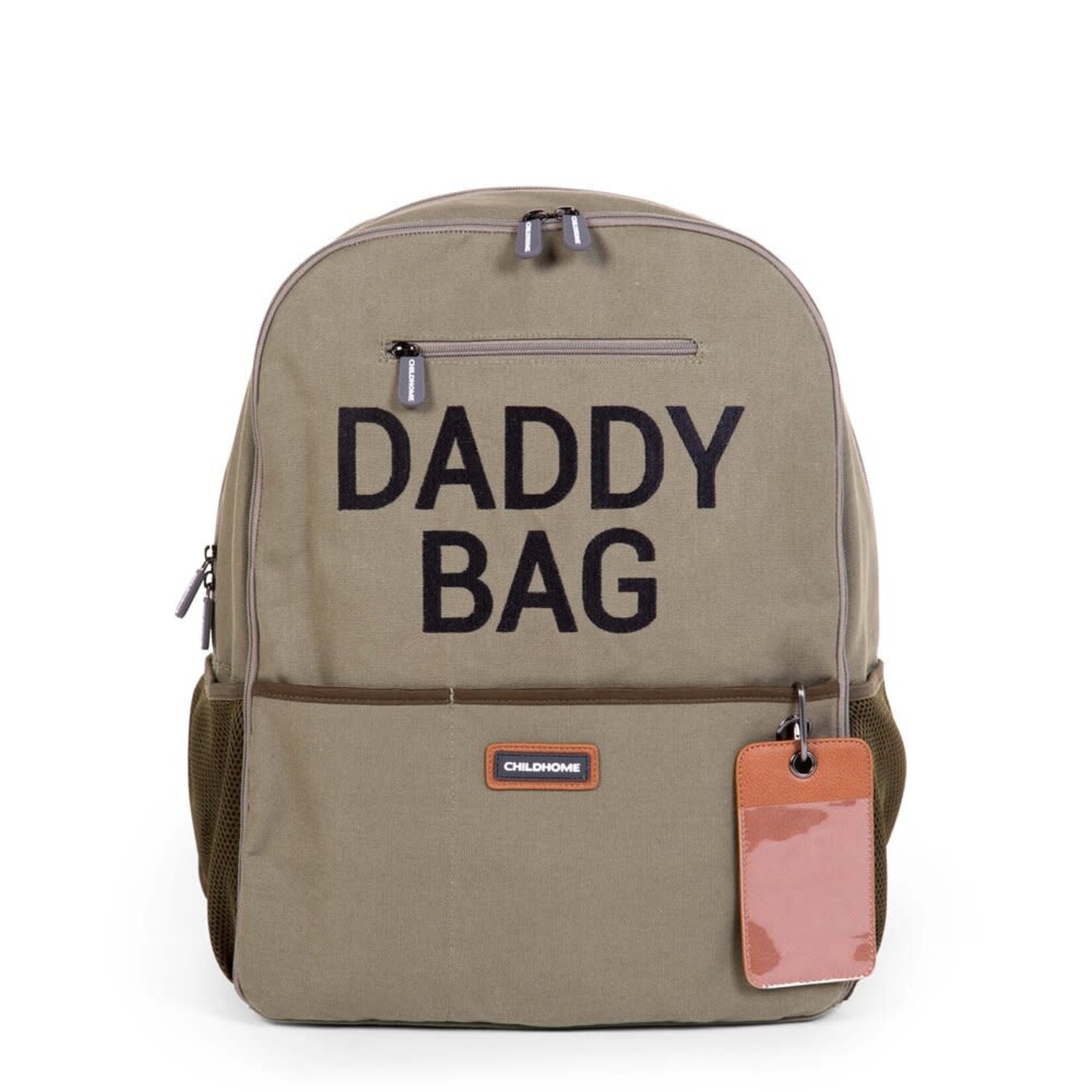 Childhome Childhome -Daddy Bag Verzorgingsrugzak - Canvas - Kaki