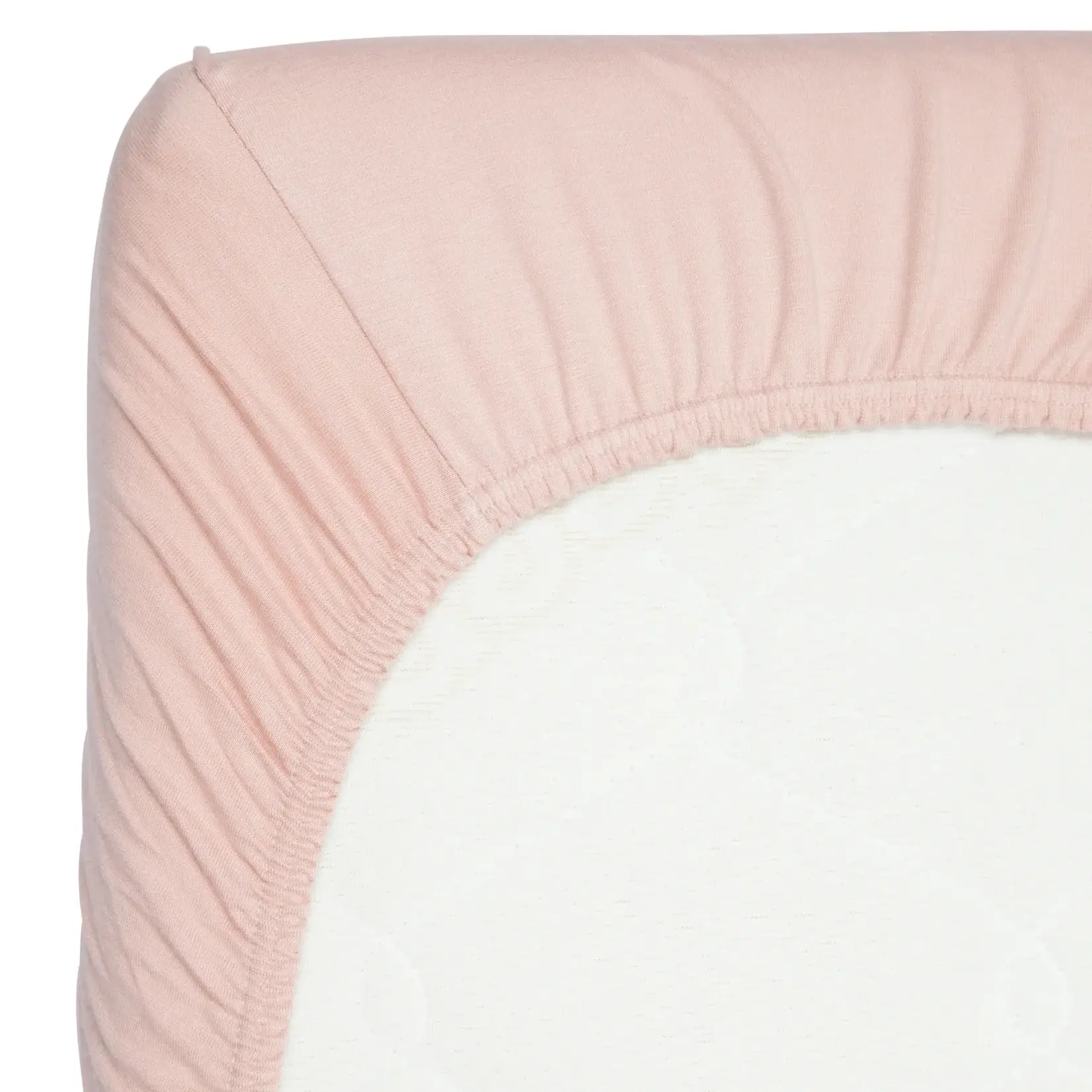 Timboo Timboo - SOFT Hoeslaken 60x120cm - Misty Rose