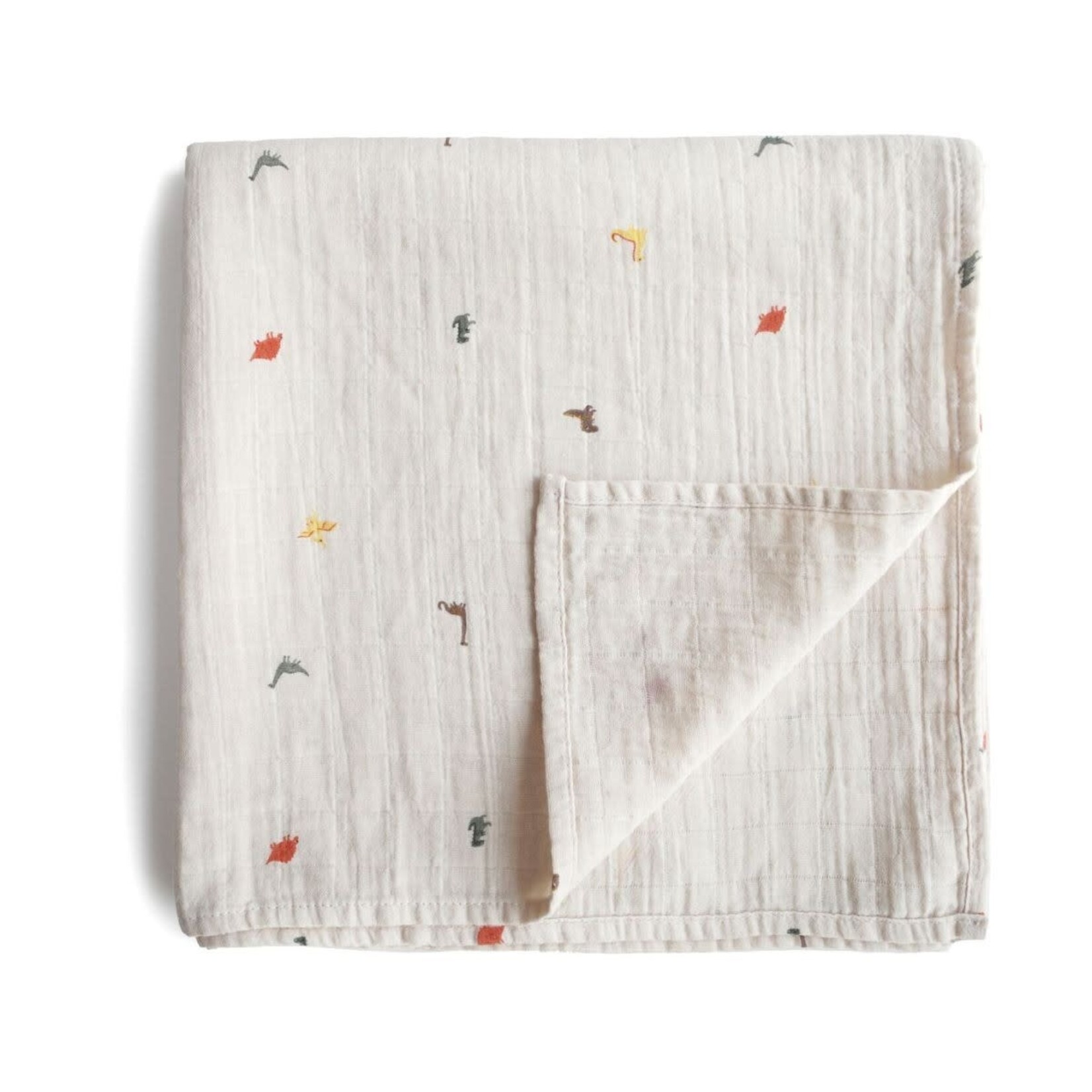 Mushie Mushie - Swaddle - Dino  - 120 cm x 120 cm