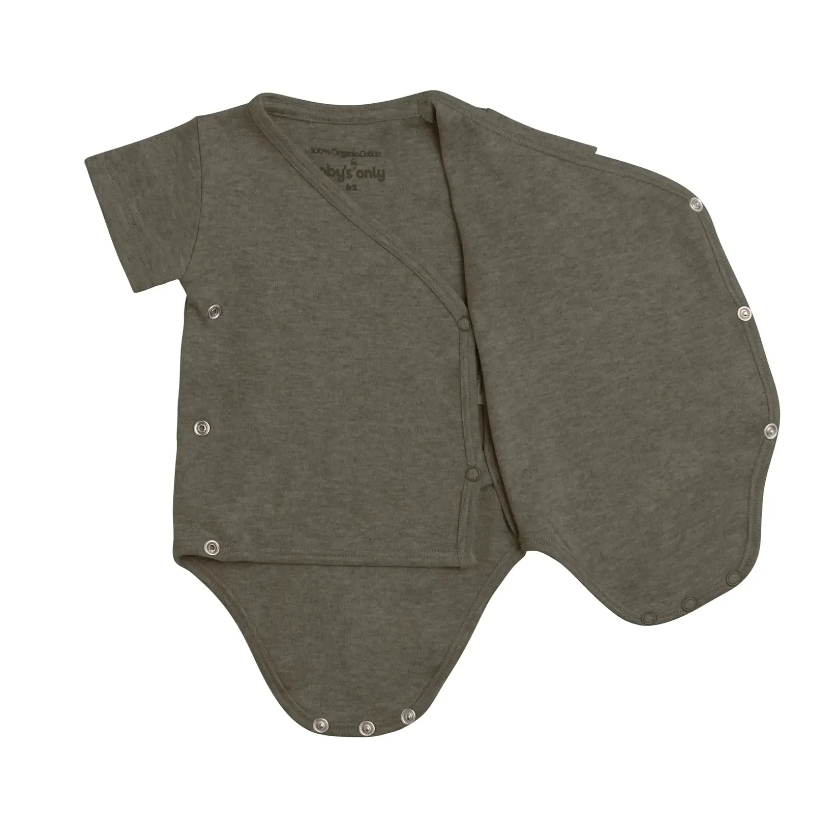 Baby's Only Baby's Only - Rompertje lange mouw Melange khaki