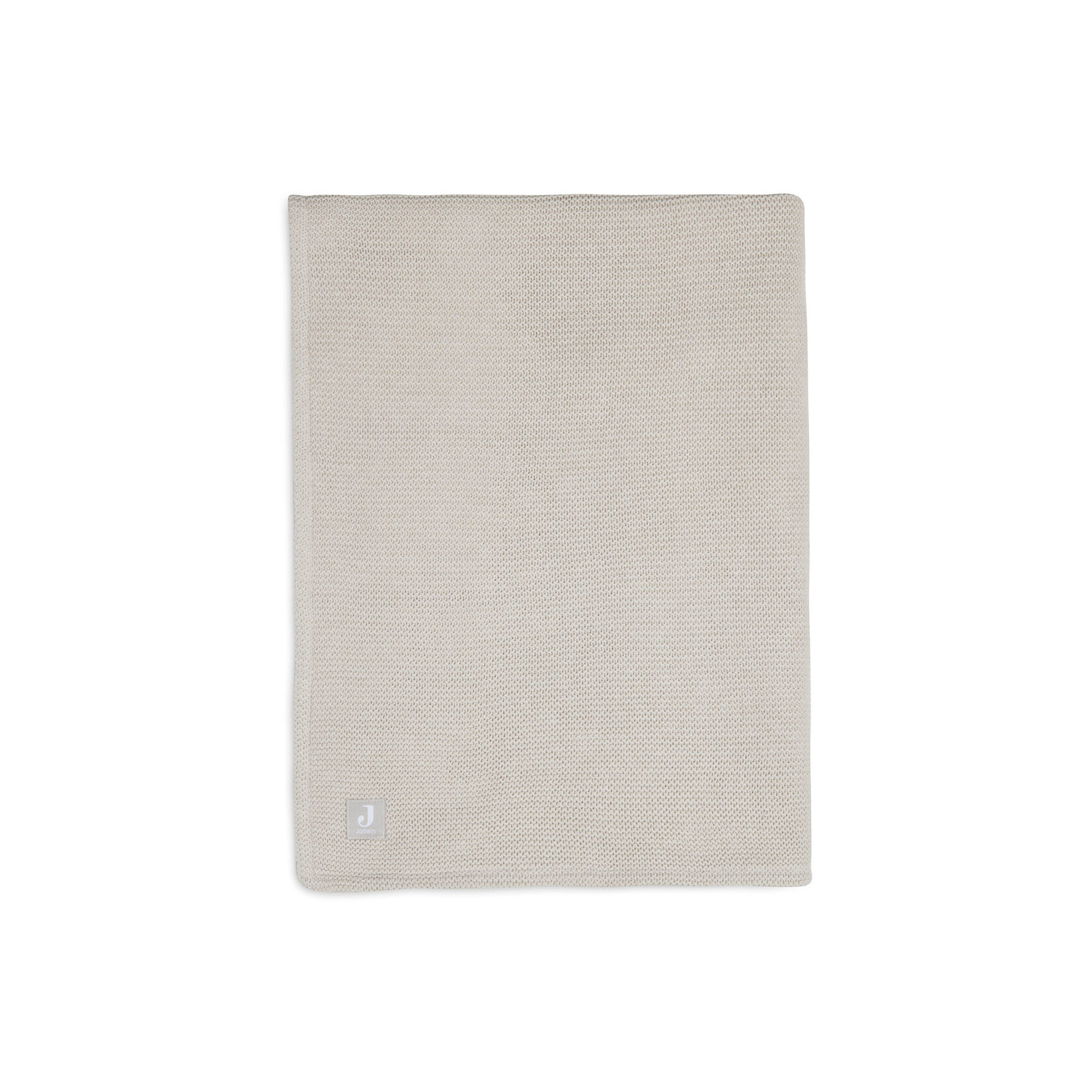 Jollein Jollein - Deken Wieg 75x100cm Basic Knit Nougat/Fleece
