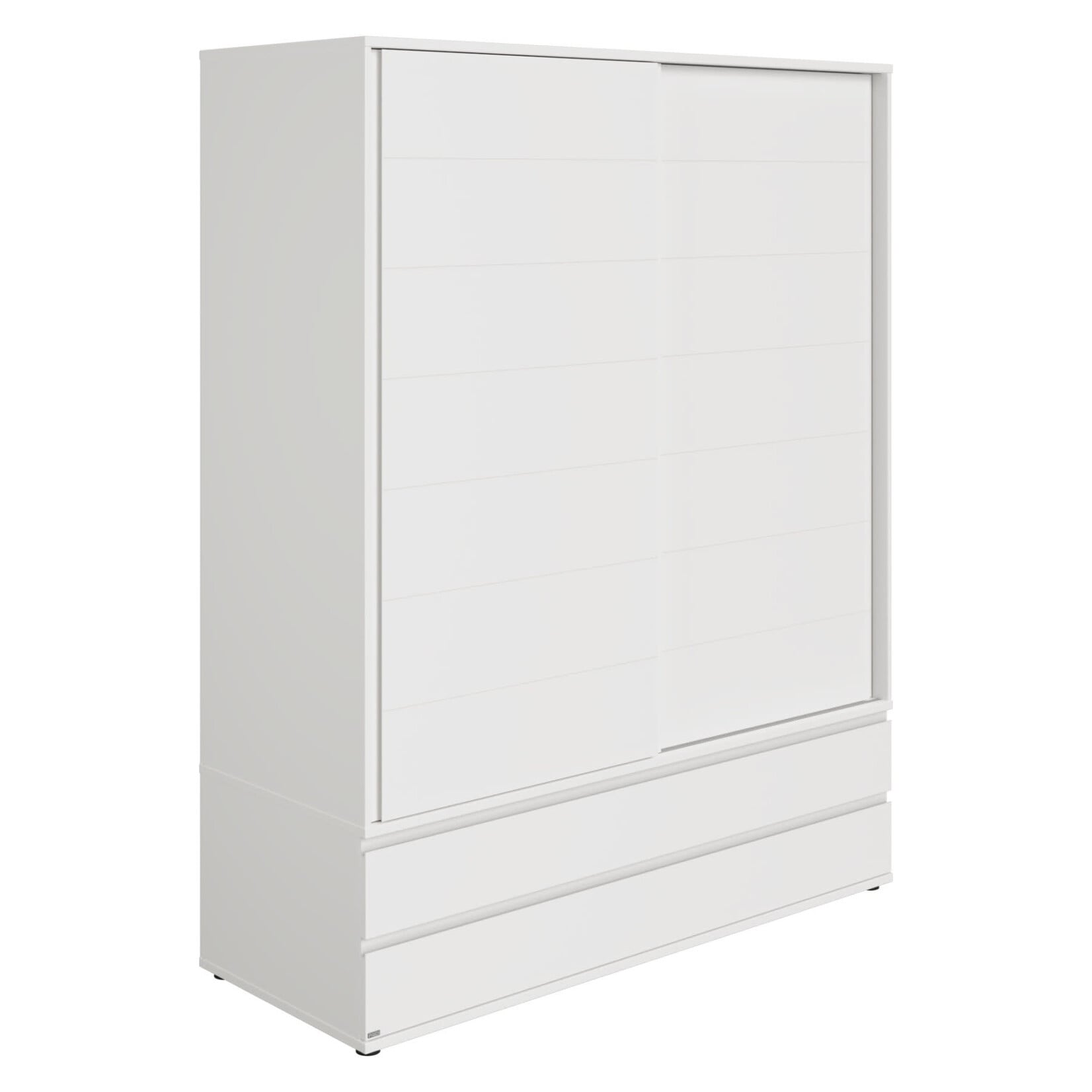Paidi Paidi - Kleerkast met Schuifdeuren Fiona 123,5 cm -  Krijtwit