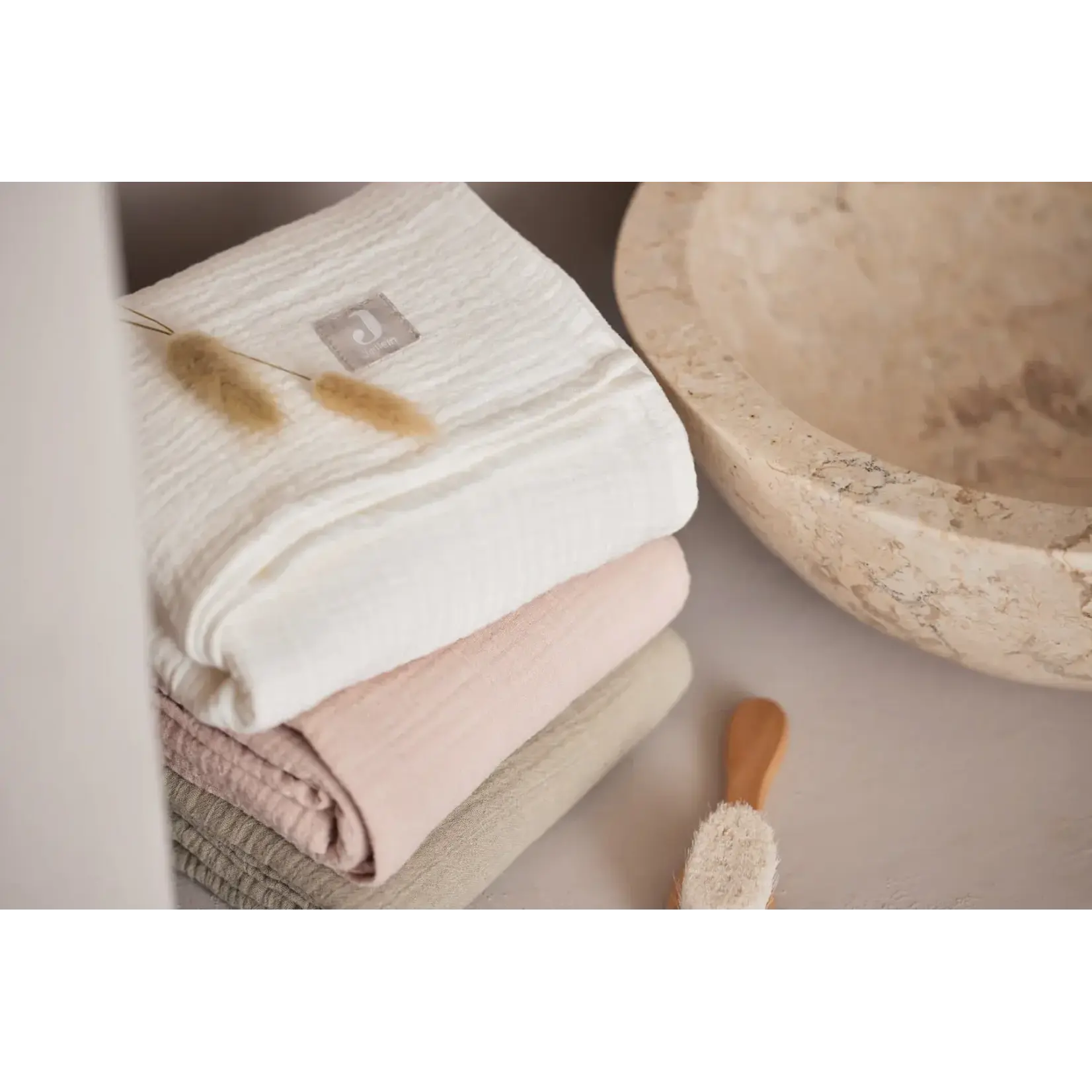Jollein Jollein - Hydrofiele Doek Large 115x115cm Wild Rose/Ivory (2pack)