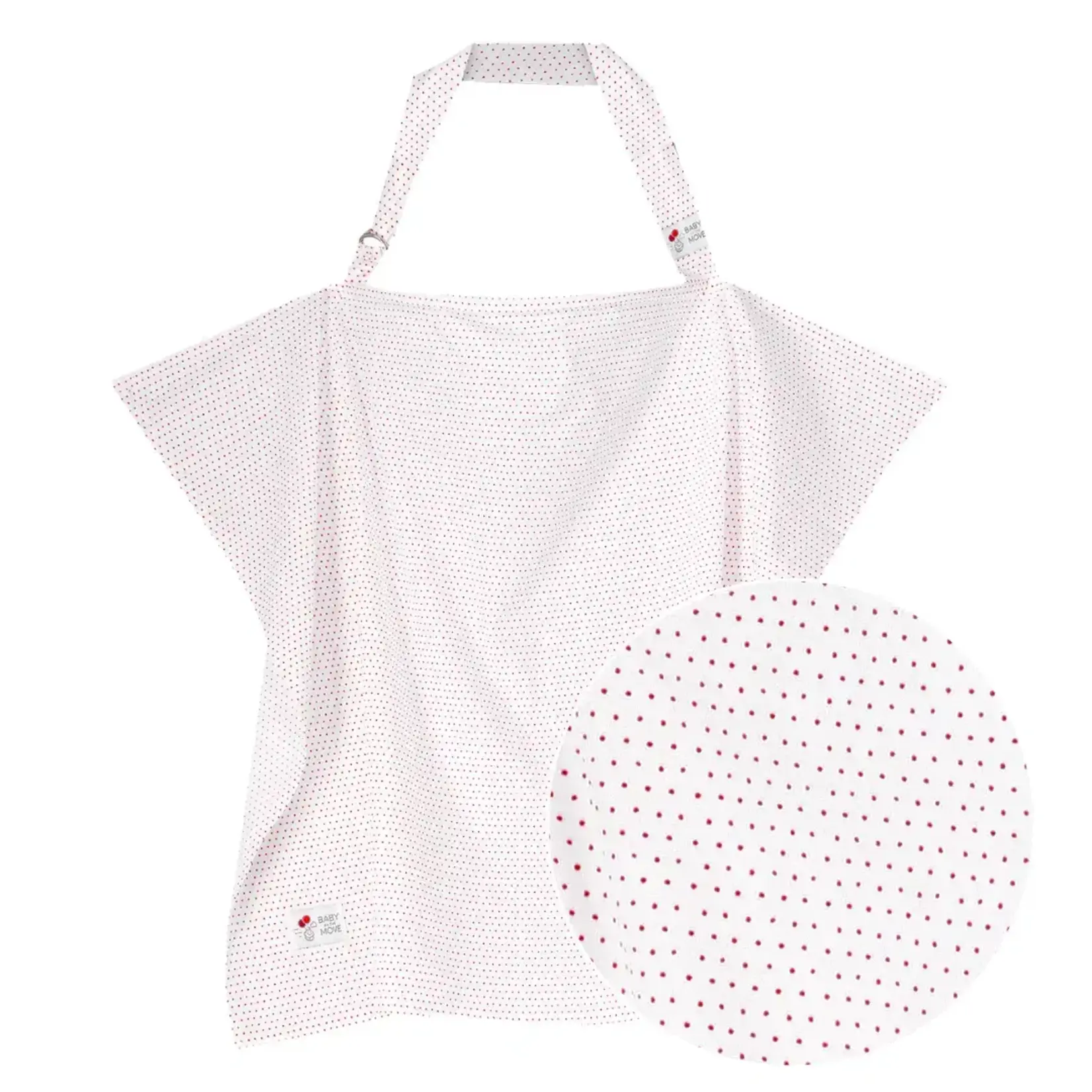 Owego Baby on the Move - Nursing Cocoon Coral Polkas