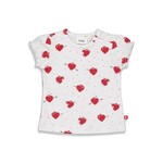 Feetje Feetje - T-shirt AOP - Pomme D'Amour Wit 1M