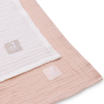 Jollein Jollein - Hydrofiele Doek Large 115x115cm Wild Rose/Ivory (2pack)