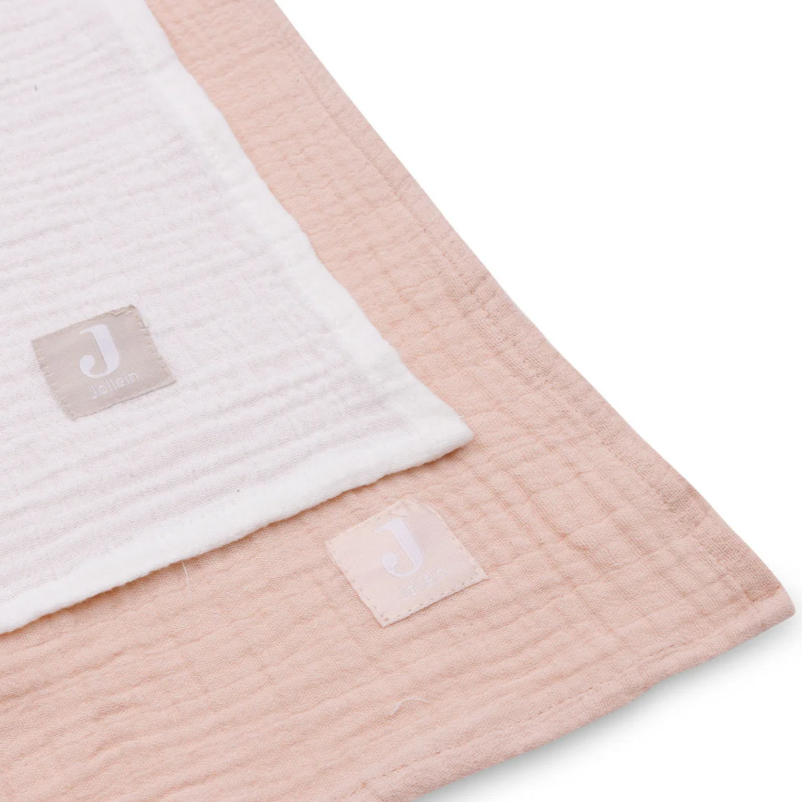 Jollein Jollein - Hydrofiele Doek Large 115x115cm Wild Rose/Ivory (2pack)
