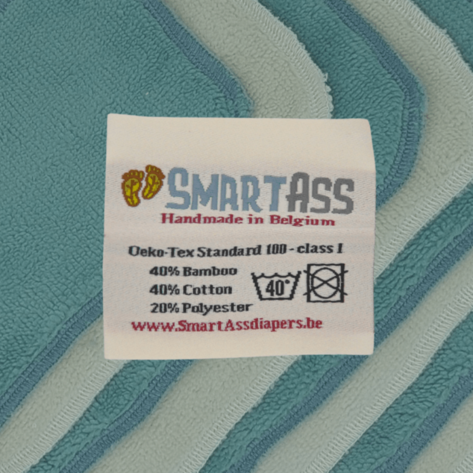 SmartAss SmartAss - Set van 8x wasbare babydoekjes incl wetbag etui