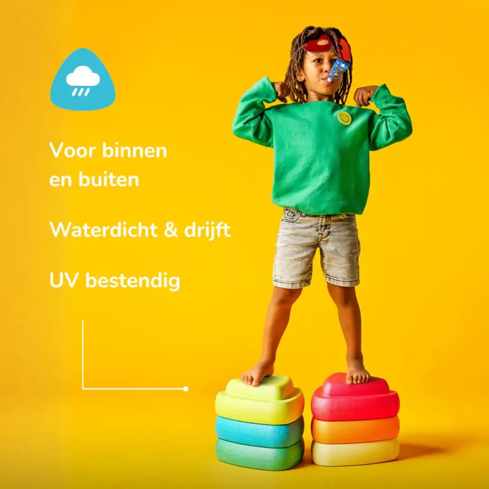 Nattou Nattou - Blocky Balans en Stapelstenen