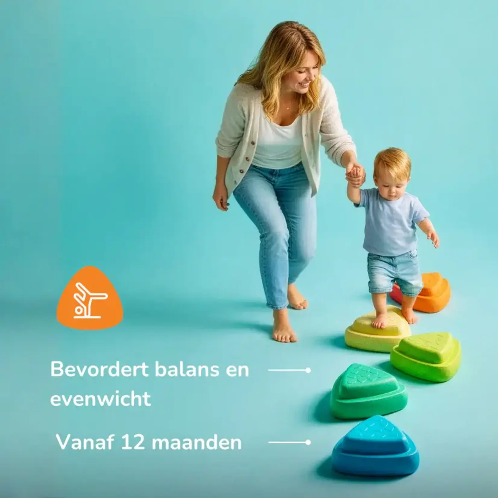 Nattou Nattou - Blocky Balans en Stapelstenen