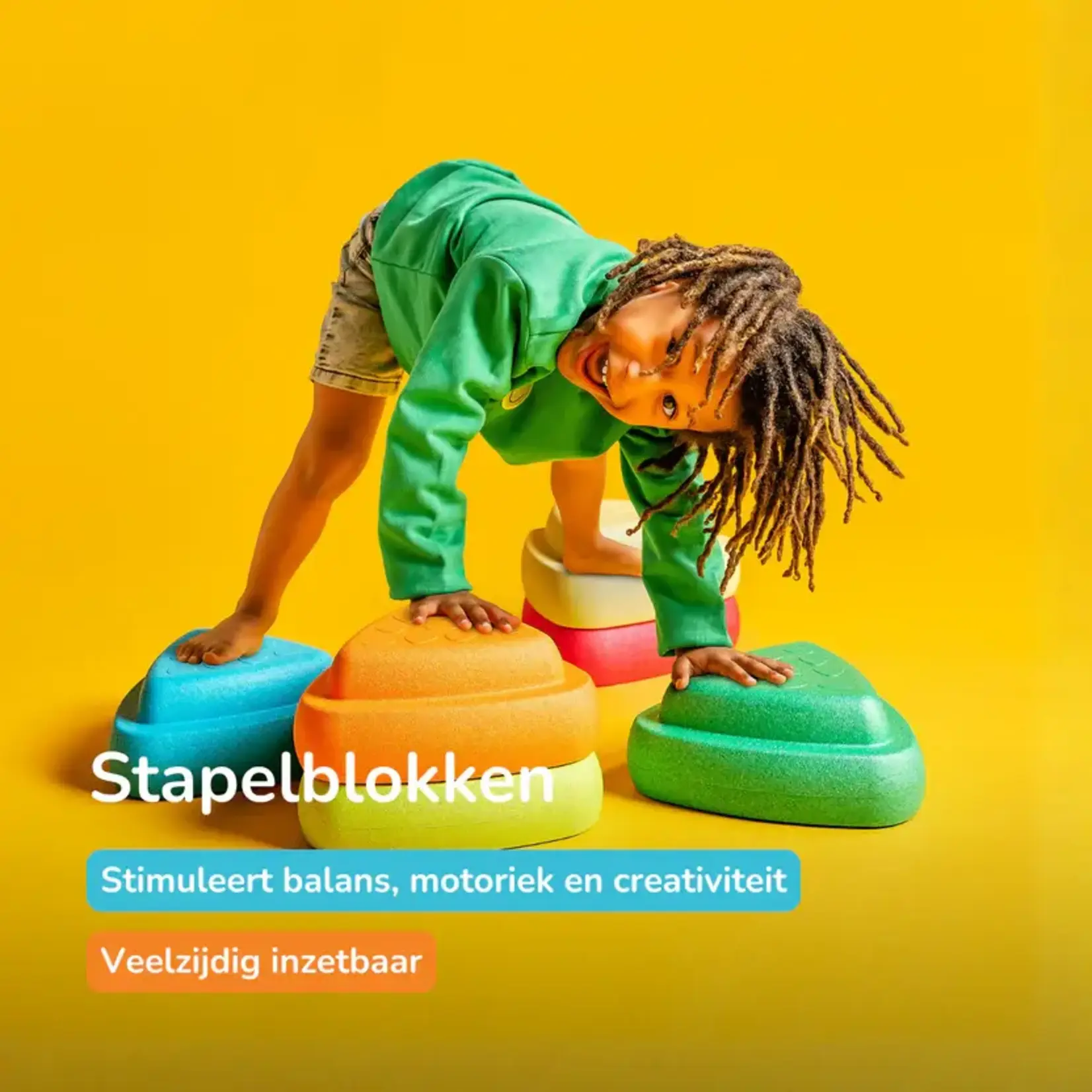 Nattou Nattou - Blocky Balans en Stapelstenen