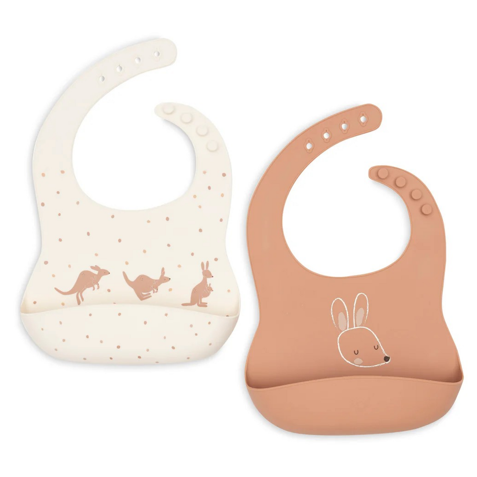 Jollein Jollein - Slab Siliconen - Kangaroots - 2 Stuks