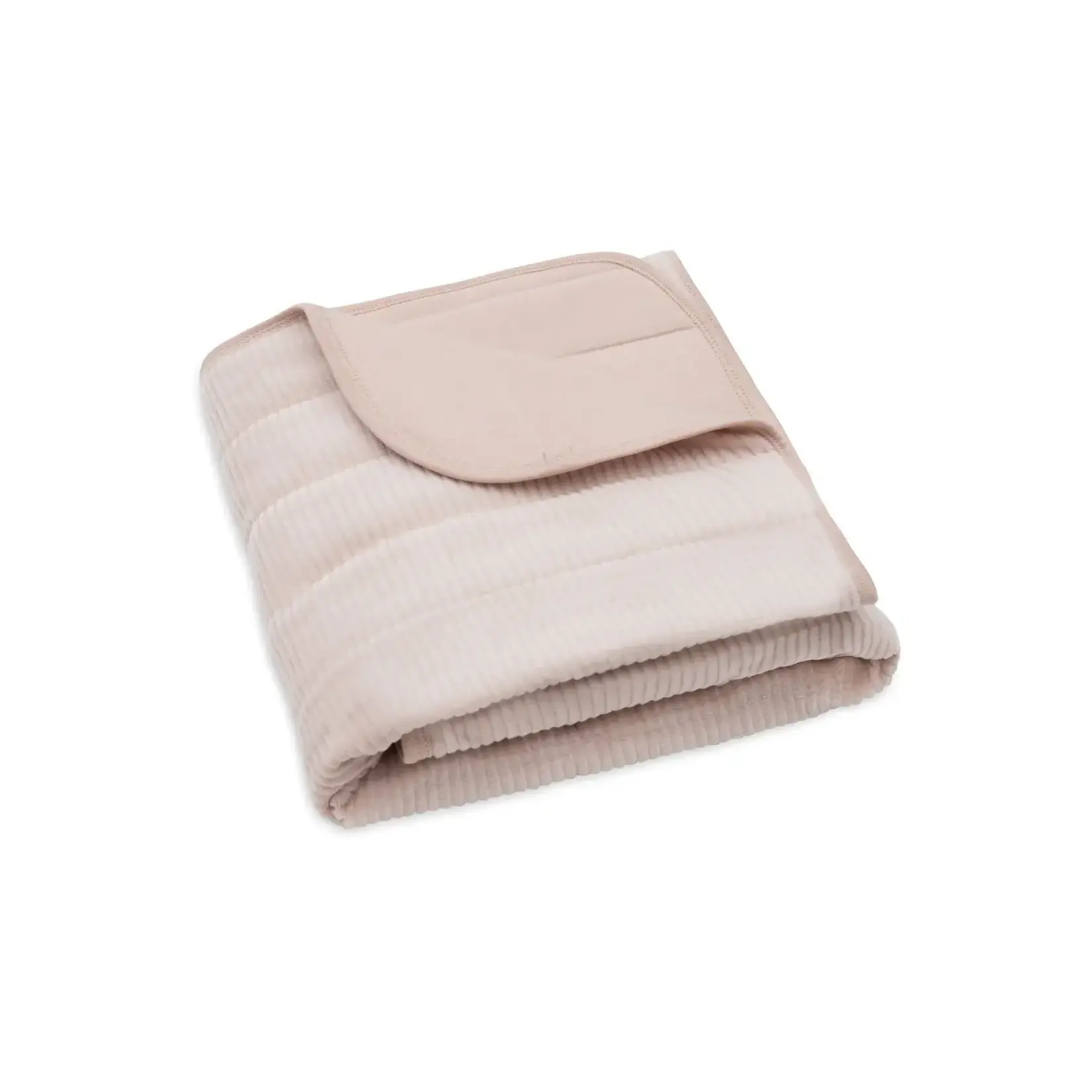 Jollein Jollein - Deken Wieg 75x100cm Velvet Rib - Wild Rose
