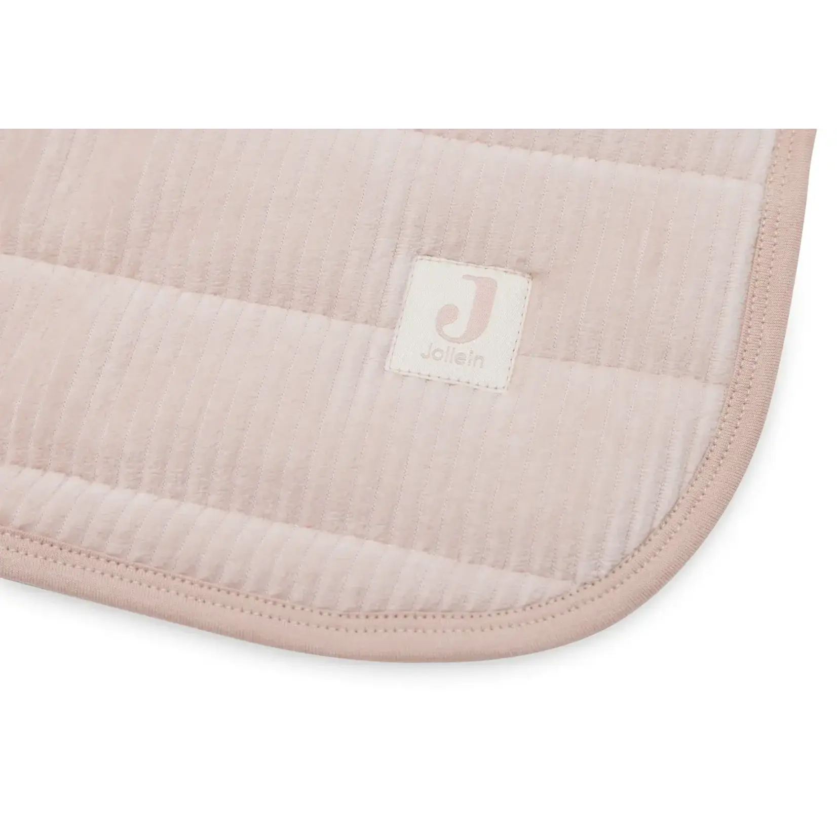 Jollein Jollein - Deken Wieg 75x100cm Velvet Rib - Wild Rose