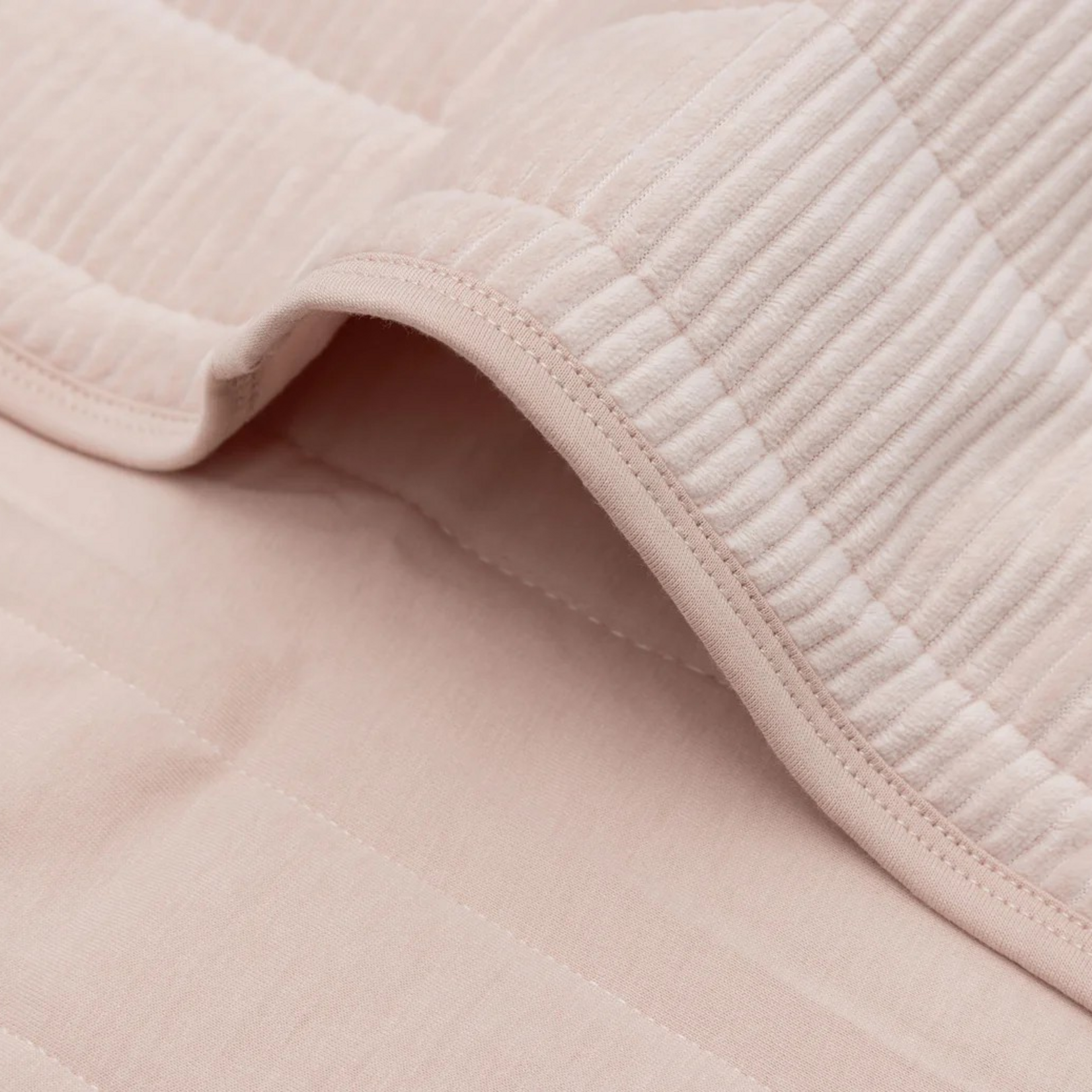 Jollein Jollein - Deken Wieg 75x100cm Velvet Rib - Wild Rose