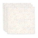 Jollein Jollein - Hydrofiele Doek Small 70x70cm - Elephant Tales - 3 Stuks