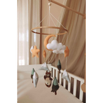 Little Loua Little Loua - Handmade Brown Bear baby mobile