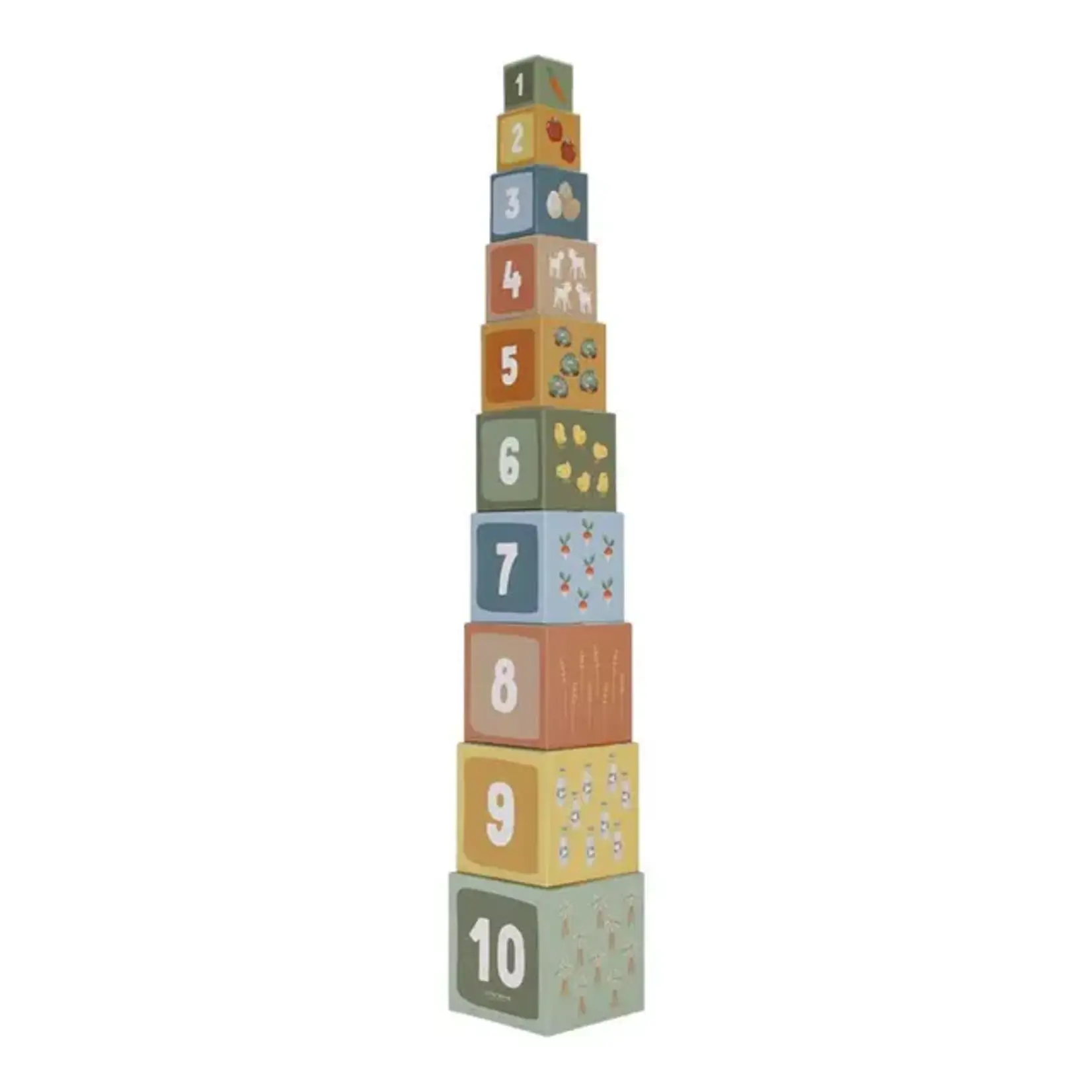 Little Dutch Toys - Kartonnen Stapeltoren Little Farm