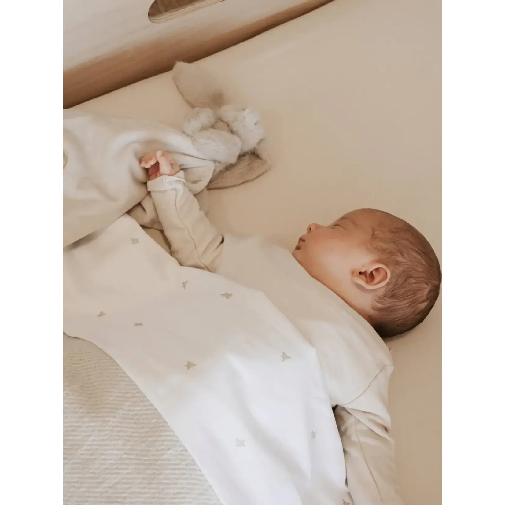 Bamboom Bamboom -  Knuffelzachte konijnendoudou - Warm Grey