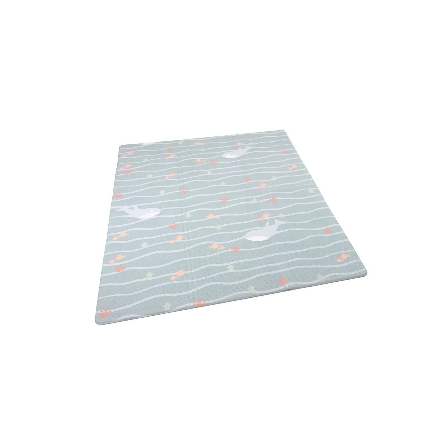 Little Gem Little Gem - Dubbelzijdigde Opvoubare Speelmat - All about dots/Underwater world