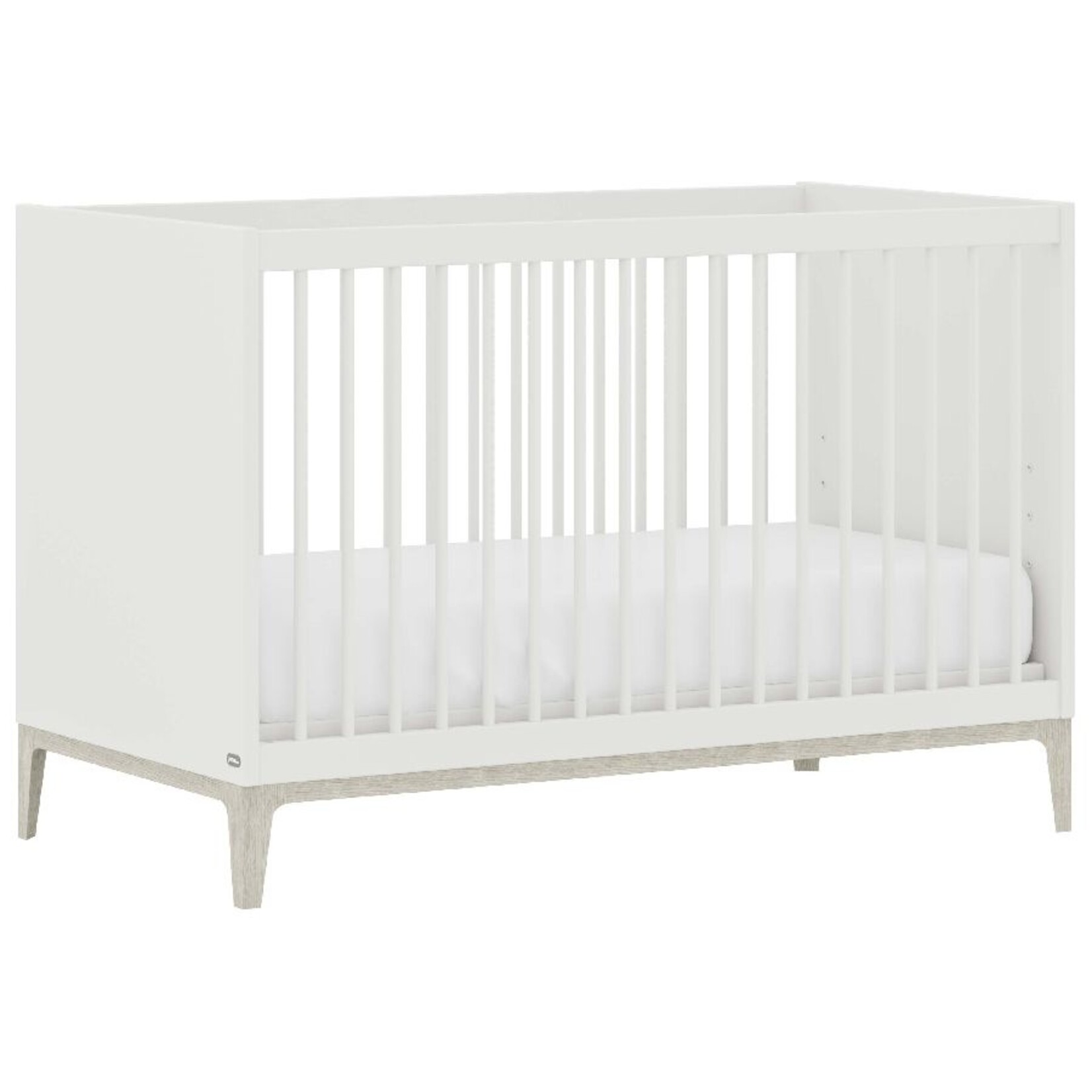 Paidi Paidi - Bed Cutie Lea 70x140 -  Offwhite/Soapy Oak (om te vormen naar juniorbed)