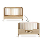 Quax Quax - Tsugi Meegroeibed 120*60 Cm - Honey Ash (omvormbaar)