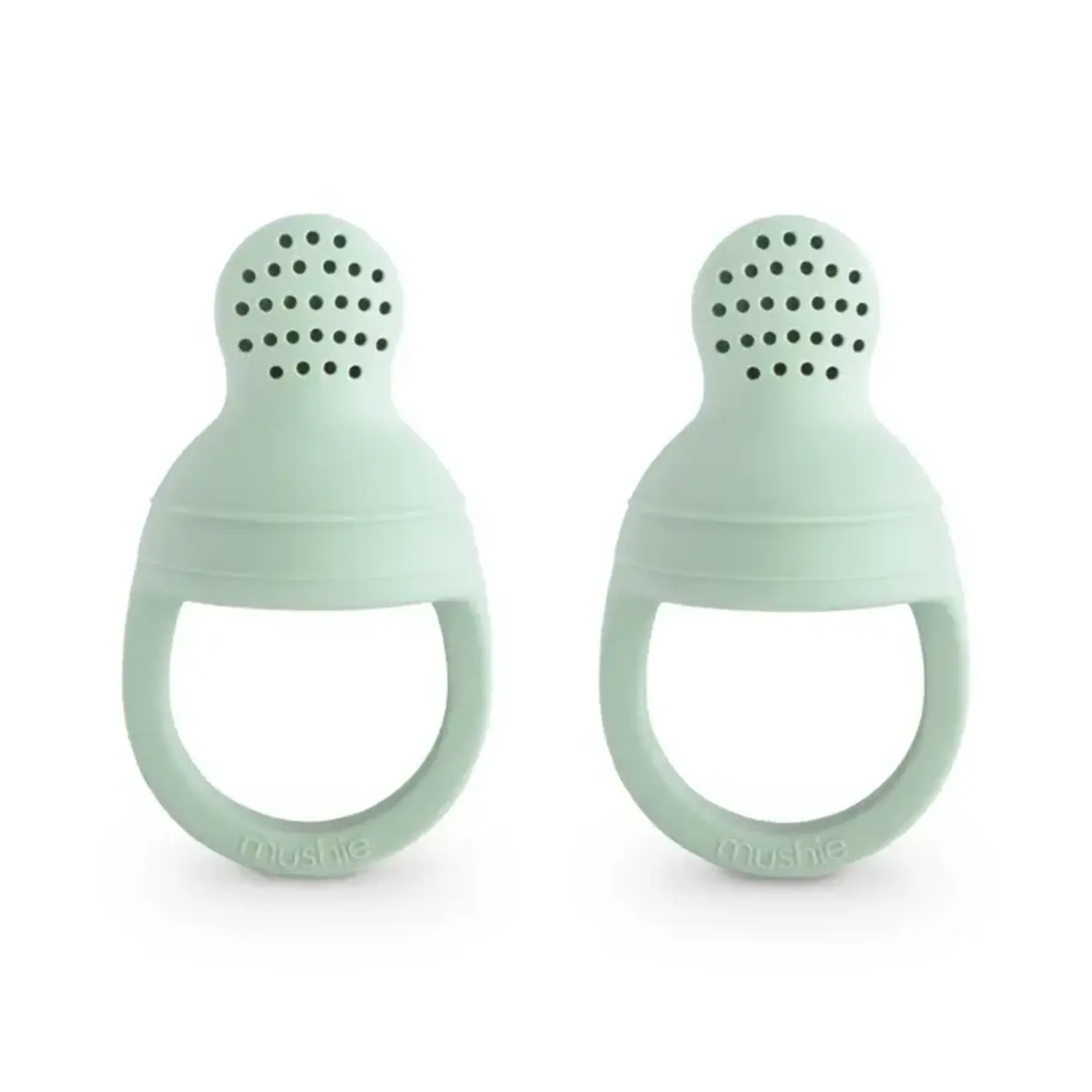 Mushie Mushie - Fresh Food Feeder Silicone 2-Pack - Cambridge Blue
