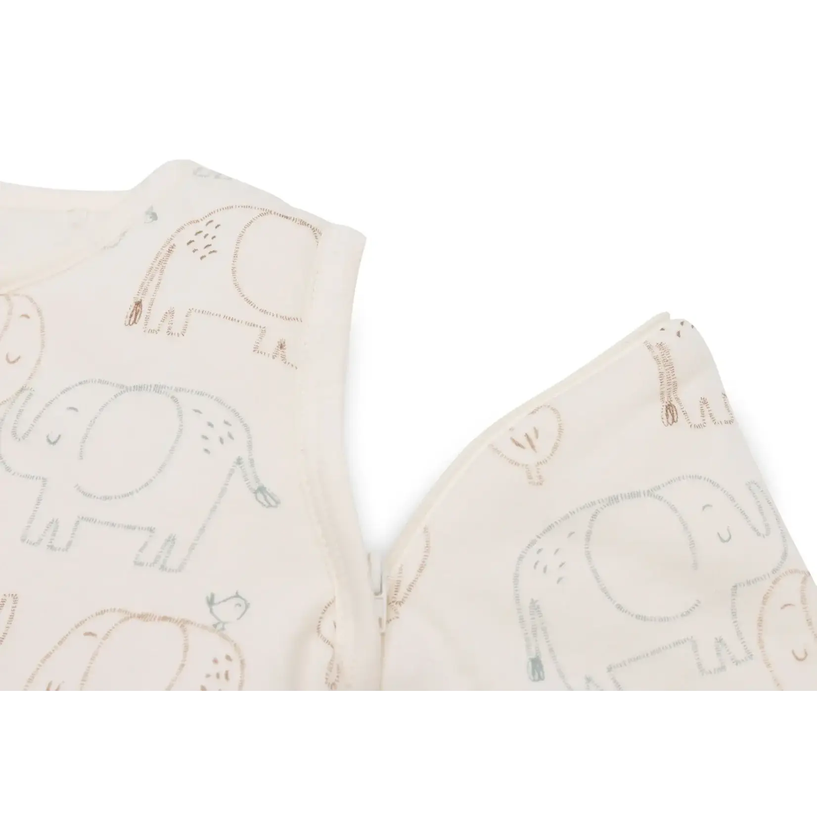 Jollein Jollein - Baby Slaapzak met Afritsbare Mouw 70cm - Elephant Tales