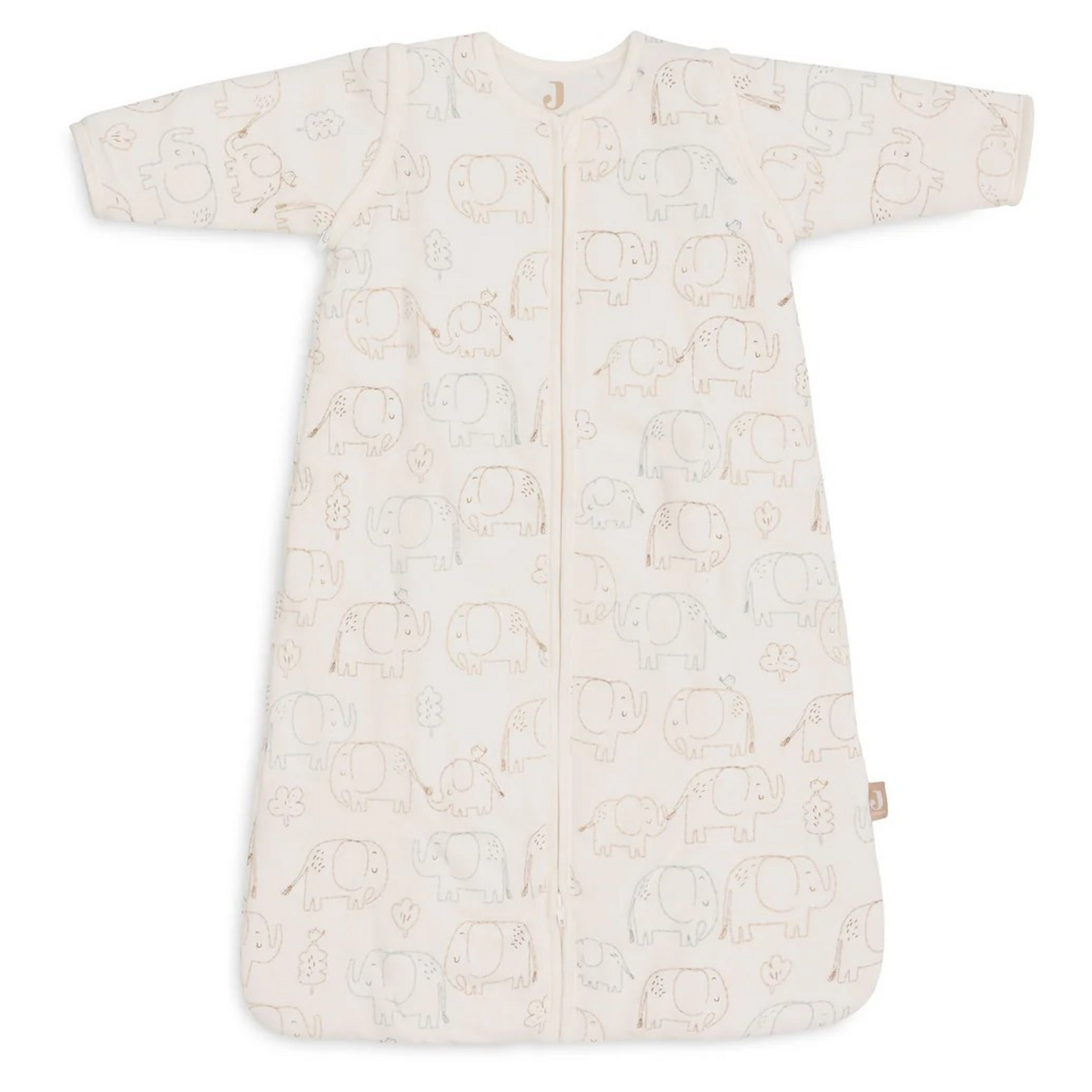 Jollein Jollein - Baby Slaapzak met Afritsbare Mouw 70cm - Elephant Tales