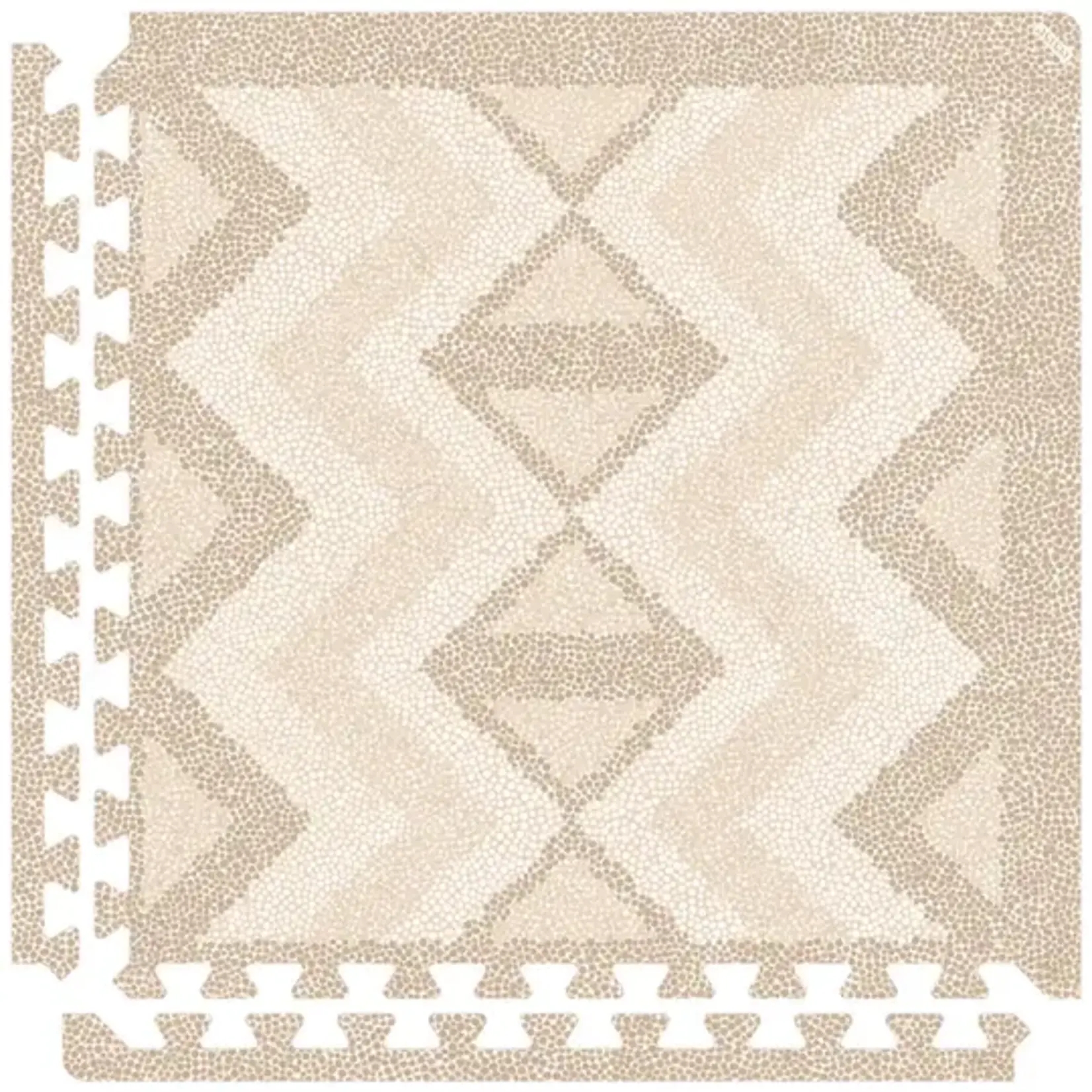 Eeveve Eeveve - Puzzelmat Kilim 120x180  - Sand (6 tegels)