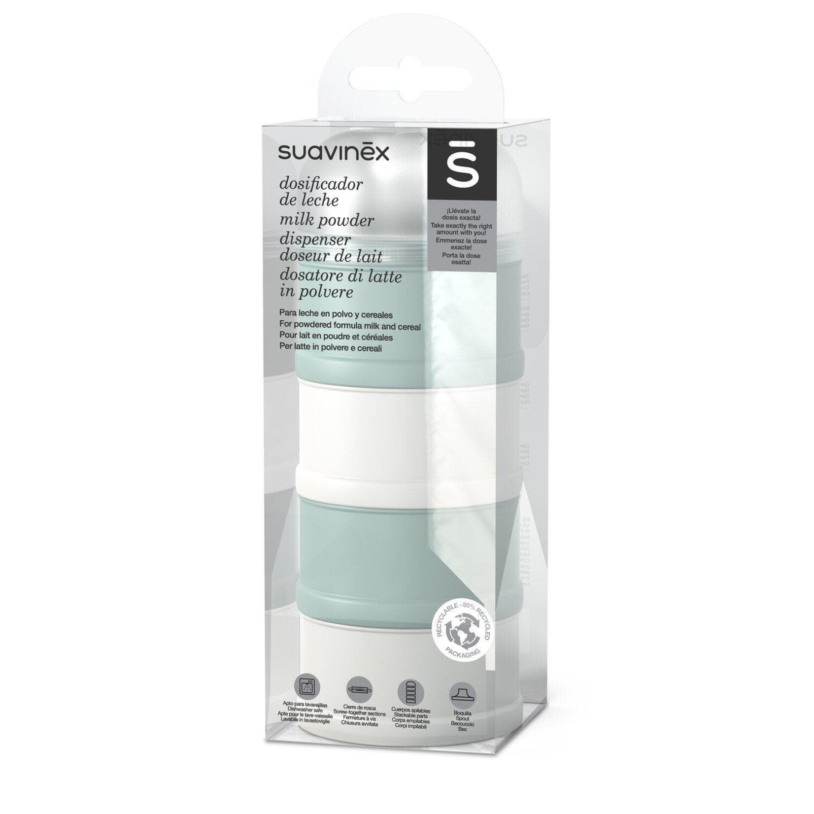 Suavinex Suavinex - Doseerdozen 4 Compartimenten Groen