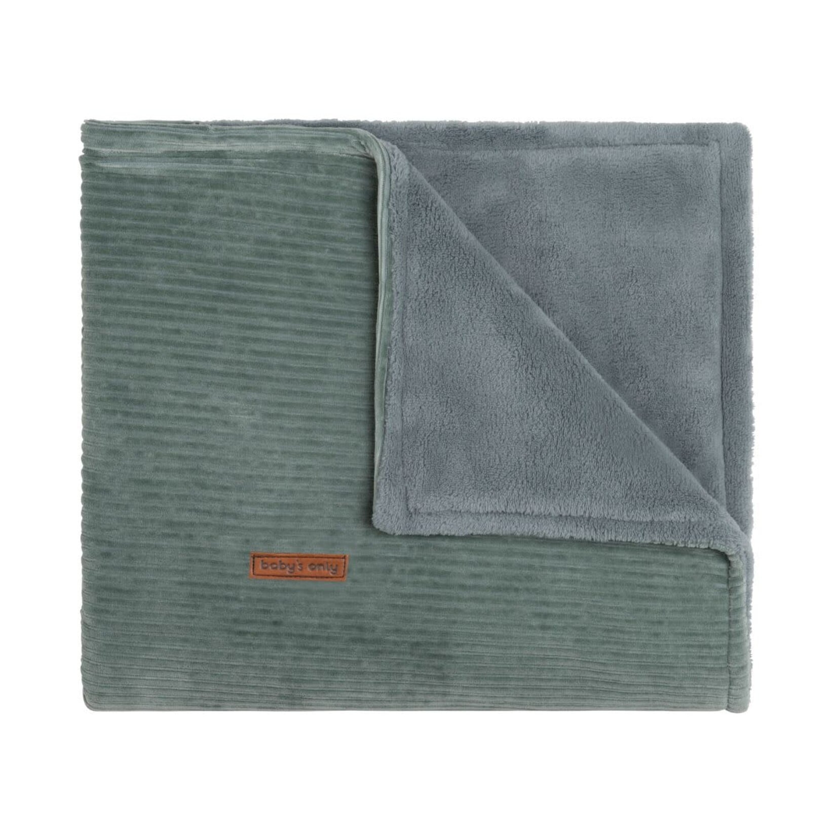 Baby's Only Baby's Only - Wiegdeken teddy Sense zeegroen